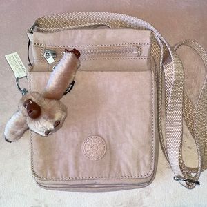 NWT: Blush pink Authentic Kipling Crossbody